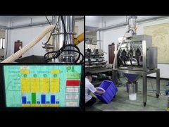 Automatic Vacuum Feeding High Speed 4 Head Linear Weighing Packaging Machine