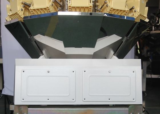 Carbon Steel Multihead Weigher Dengan Hopper Plastik 2.0L